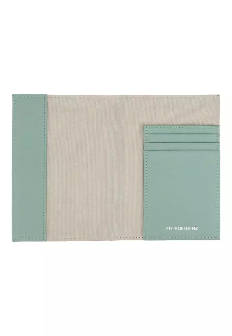 Crossing Milano Passport Holder Rfid - Sage