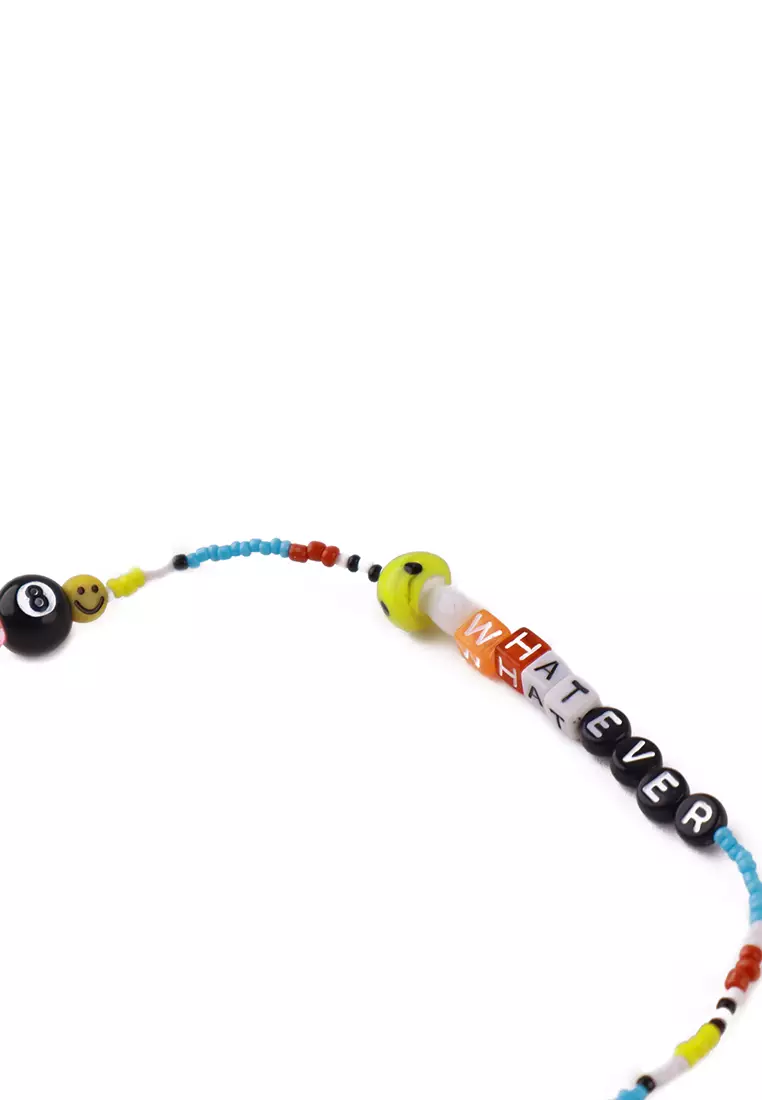 "Whatever" Heishi And Beads Necklace