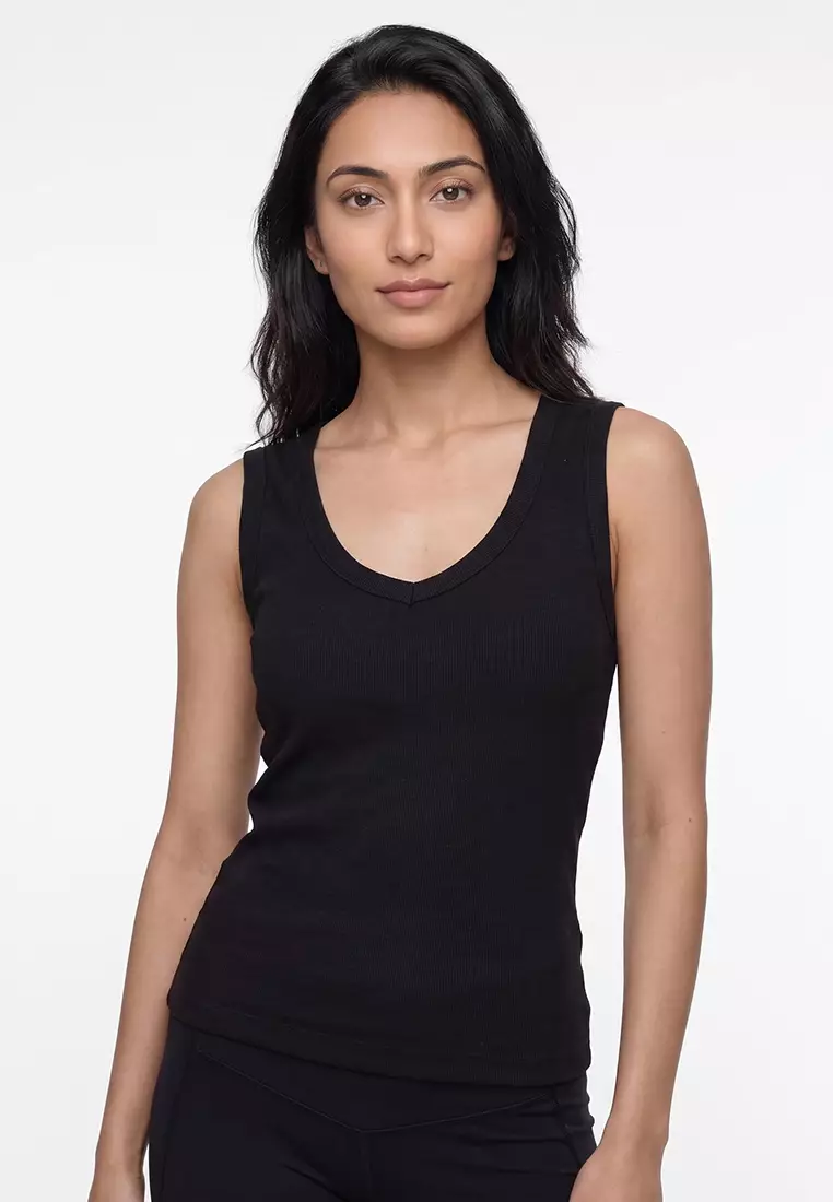 Define Plunge Neck Tank Top