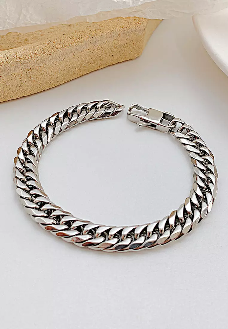 型男粗獷鈦鋼手鏈