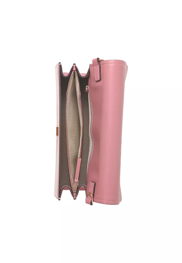 Tory Burch Emerson Convertible Crossbody Bag In Pink Ginger 157620