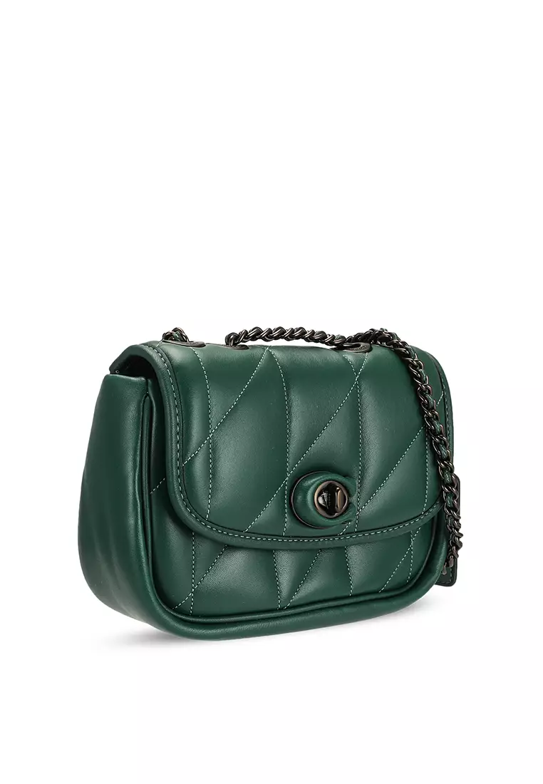 Coach Quilted Pillow Madison Shoulder Bag 18 - Dark Pine