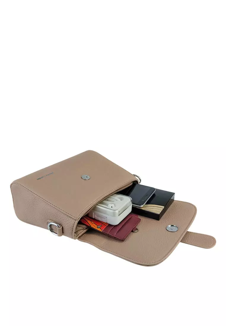 Pierre Cardin Tas Wanita Hand Bag Casual Tas Kerja Selempang Beige 9121534501BEI