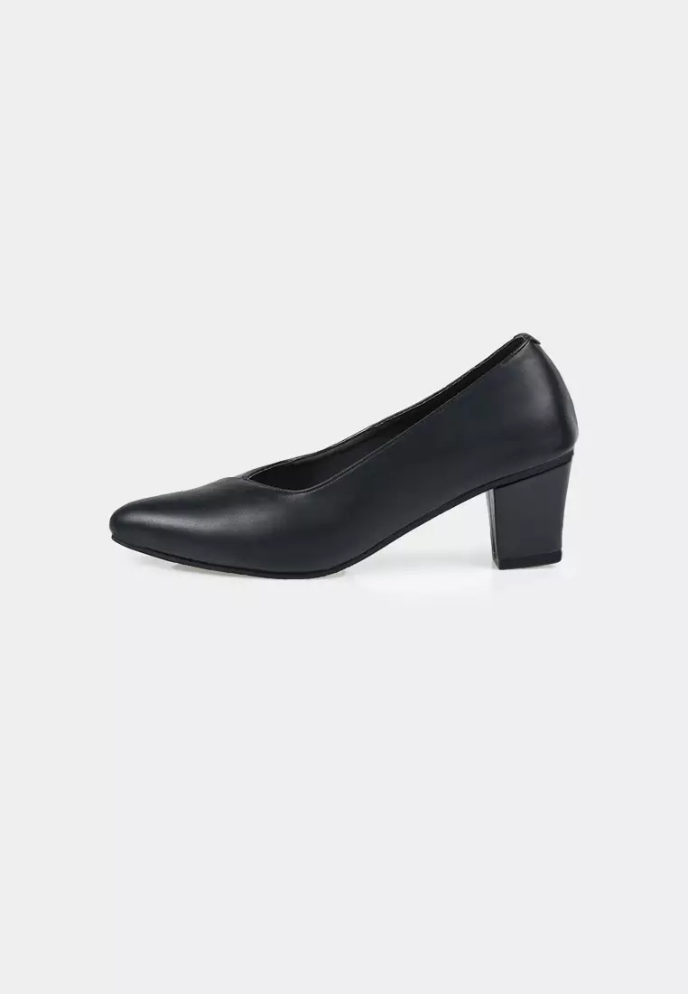 SEIS Palmer Sepatu Heels Wanita Hak 5 cm - BLACK