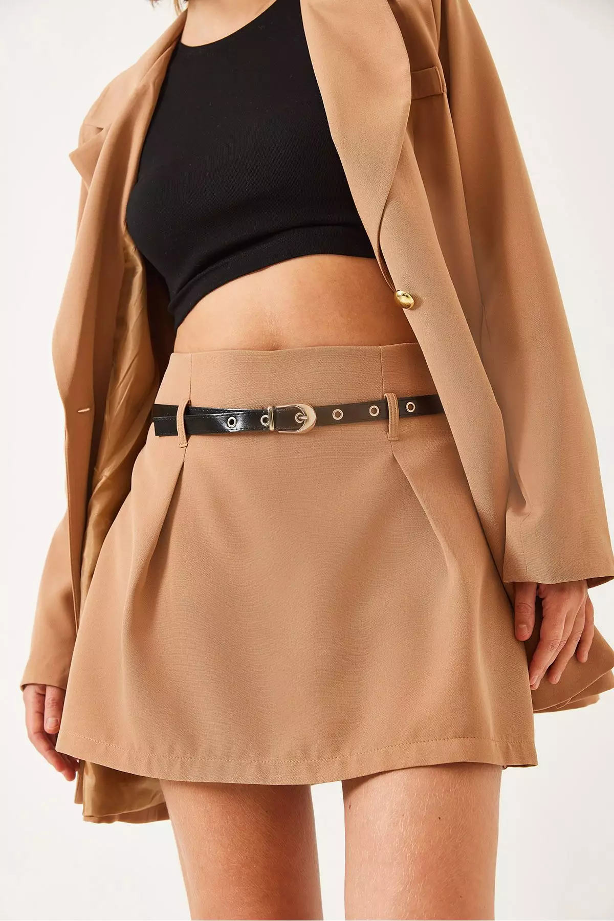 Women's Skirt Jacket Top And Bottom Set Mbms055 60501055