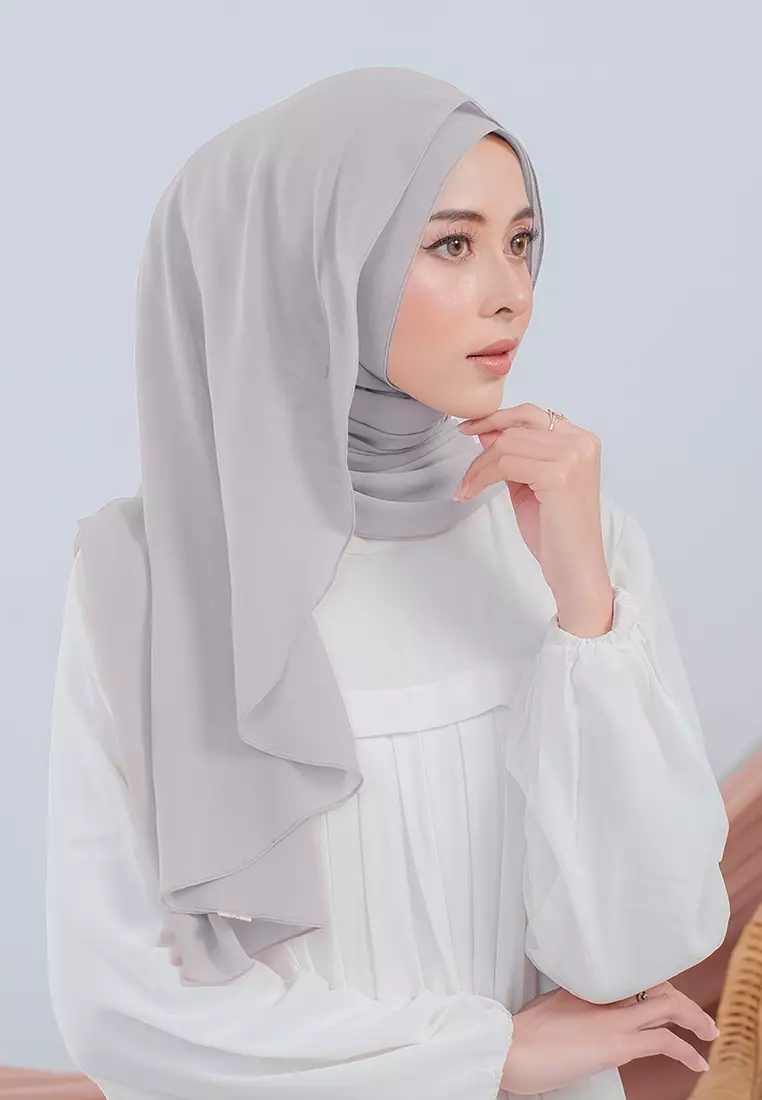 HIJAB INSTAN LUBNA - GREY