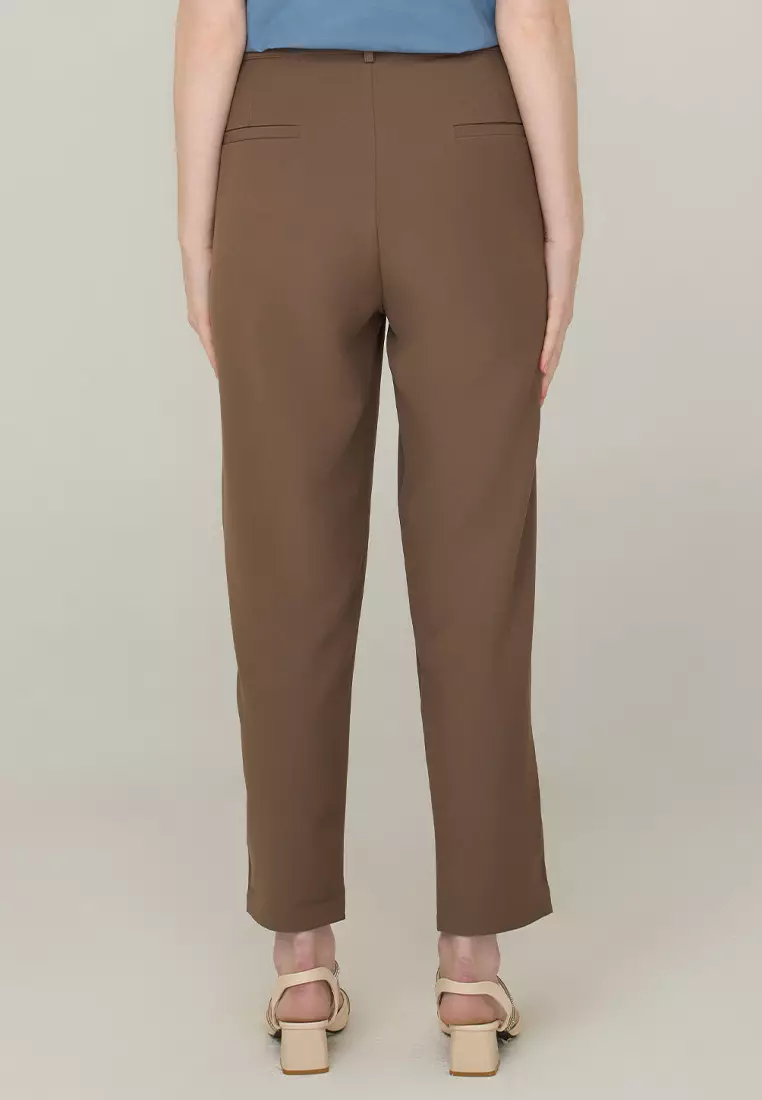 Jhayne Slim-fit Pants with Buckle Detail