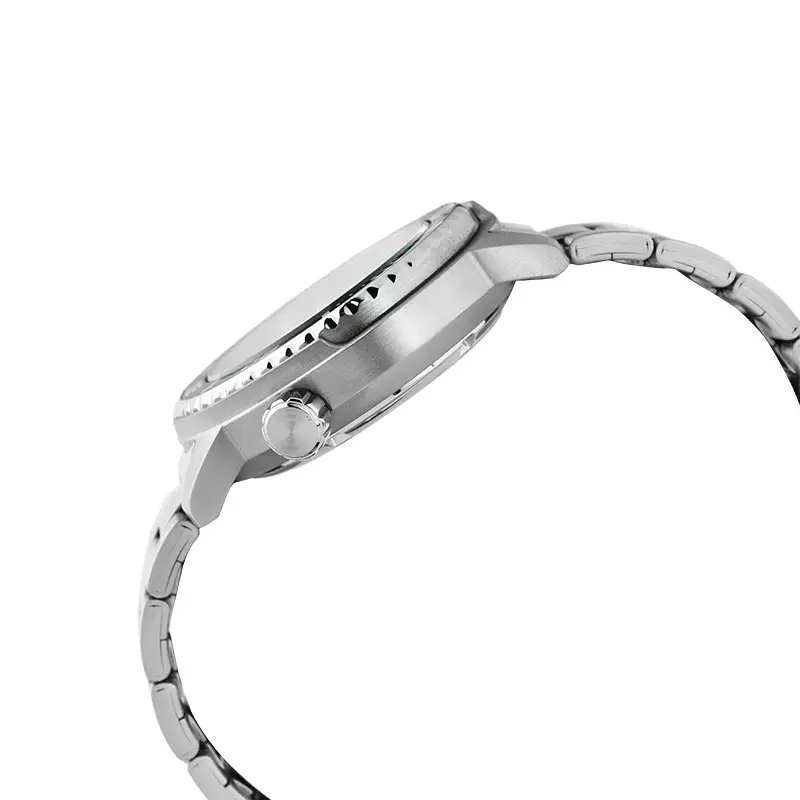 Jam Tangan Pria Alba AL4339X1 Automatic Men Green Patterned Dial Stainless Steel Strap