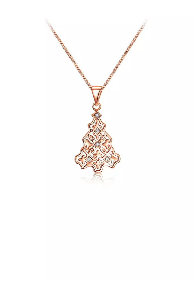 White rose pendant on sale