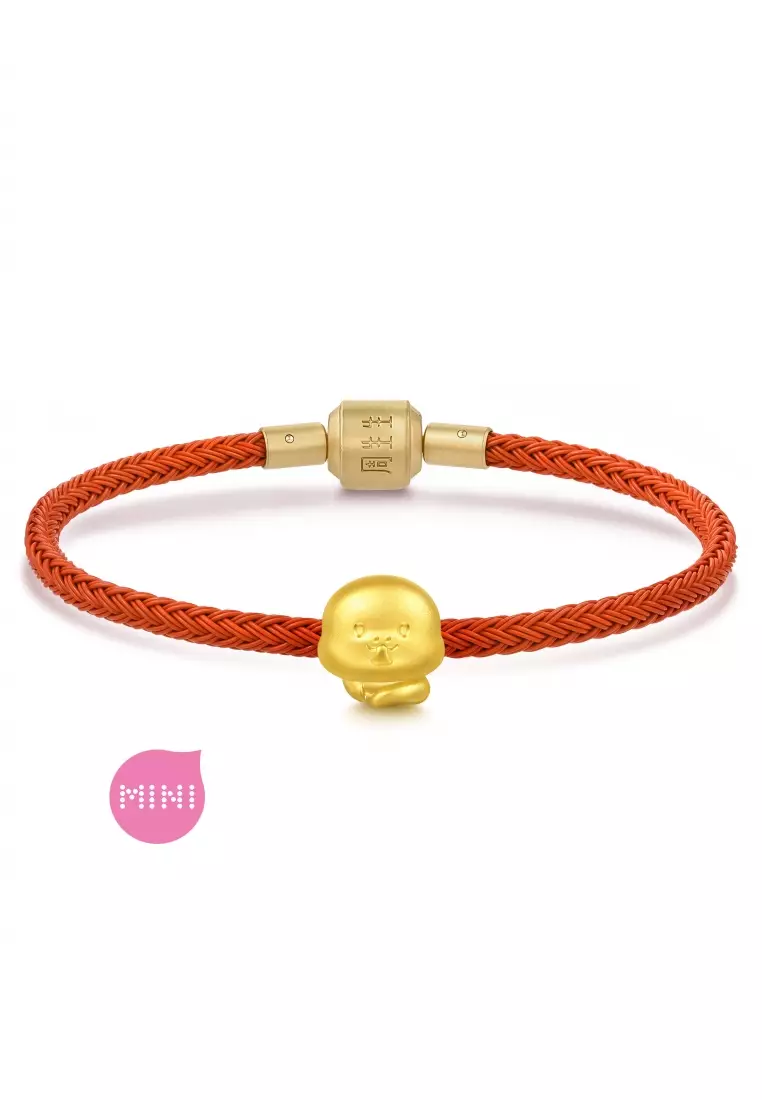 999 24K  Chinese Zodiac Snake charm  for Women & Men  95964C  (Bracelet not included)