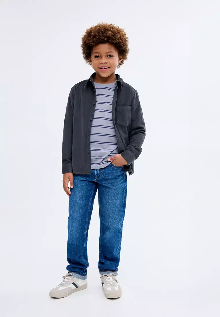 Regular-Fit Corduroy Shirt