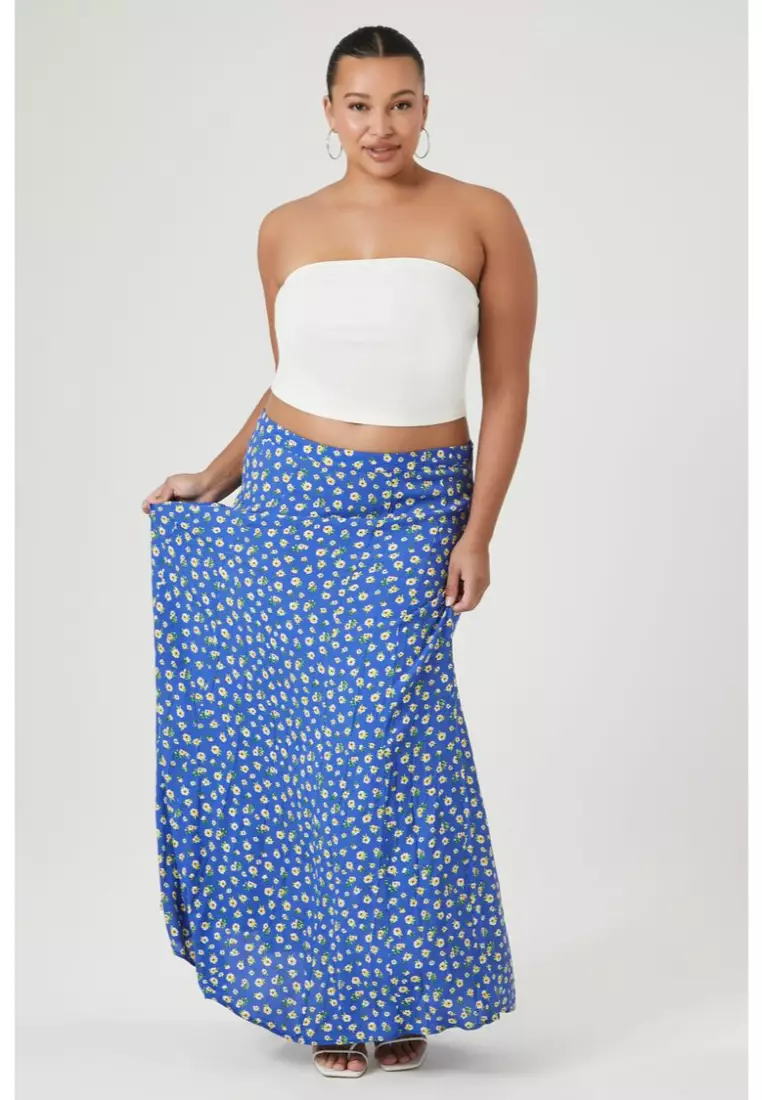 Polka dot maxi skirt forever 21 clearance