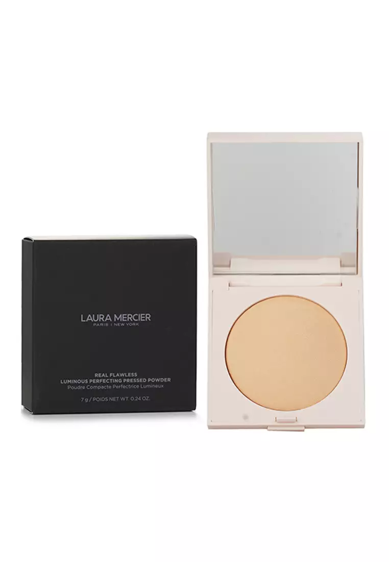 Laura Mercier - Real Flawless Luminous Perfecting Pressed Powder - # Translucent Honey 050172 7g/0.24oz