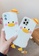 Kings Collection white Straw Hat Duck iPhone 13 Case (MCL2492) 35132AC784548DGS_2