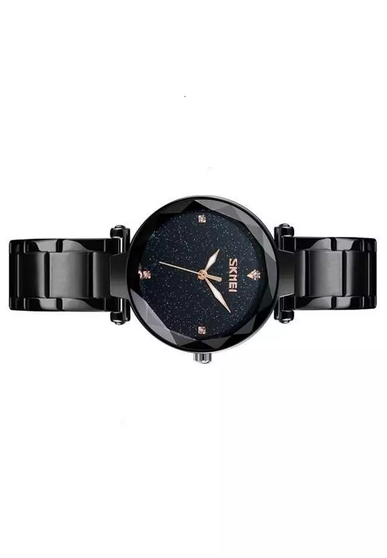 Jam Tangan Kasual Analog Wanita Waterproof 30m Strap Tali Material Stainless Steel MM80 ORIGINAL