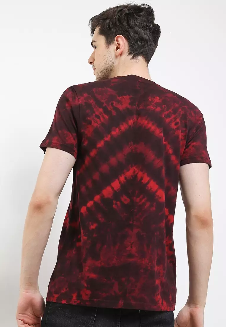 Sharks - Tie-Dye Inspiration Tshirt - Red [SGB1R0766]