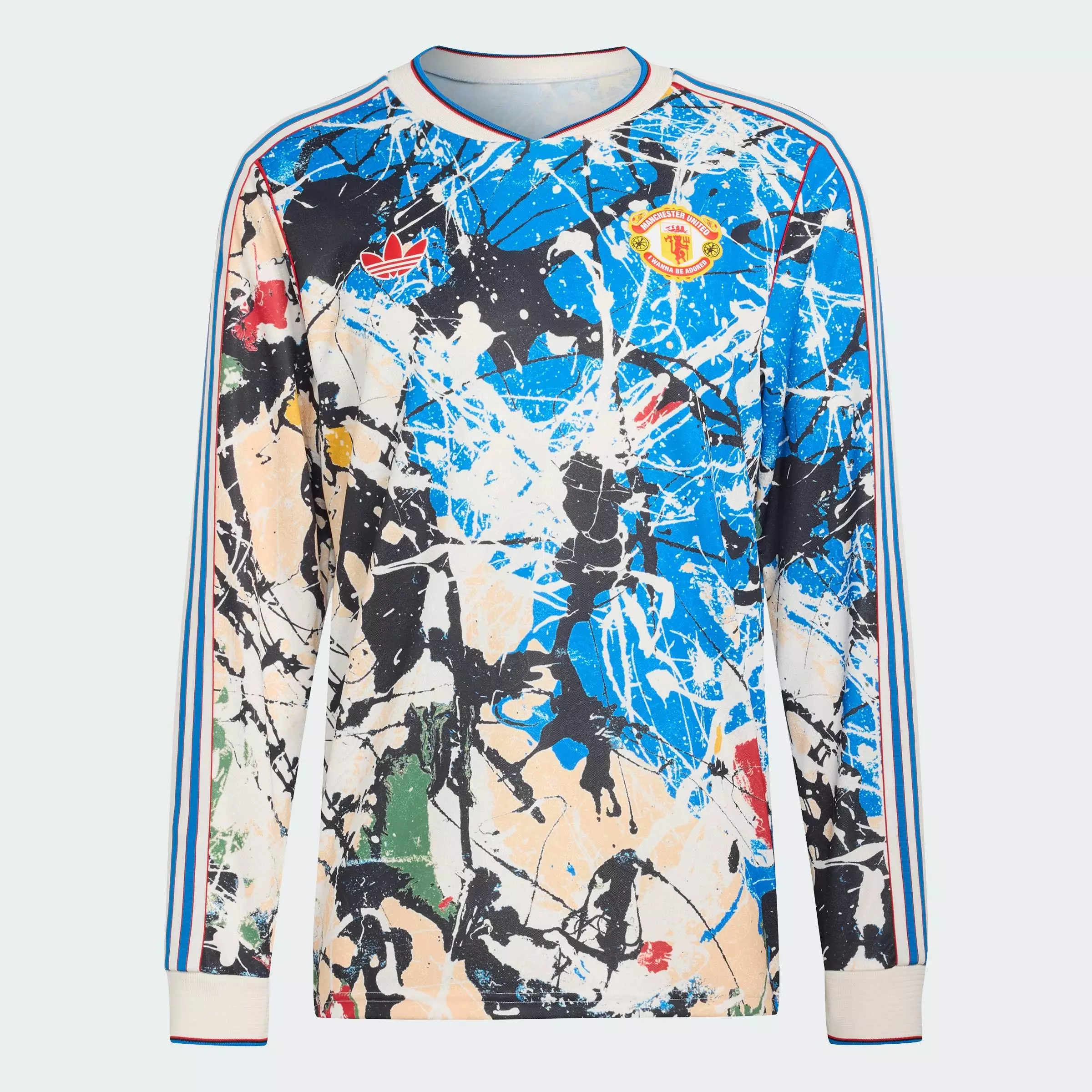 Buy ADIDAS Football Manchester United Stone Roses Long Sleeve