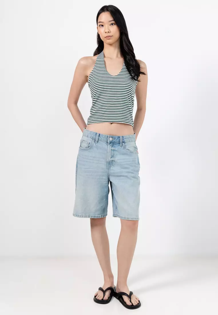 All Day V-Neck Halter Top