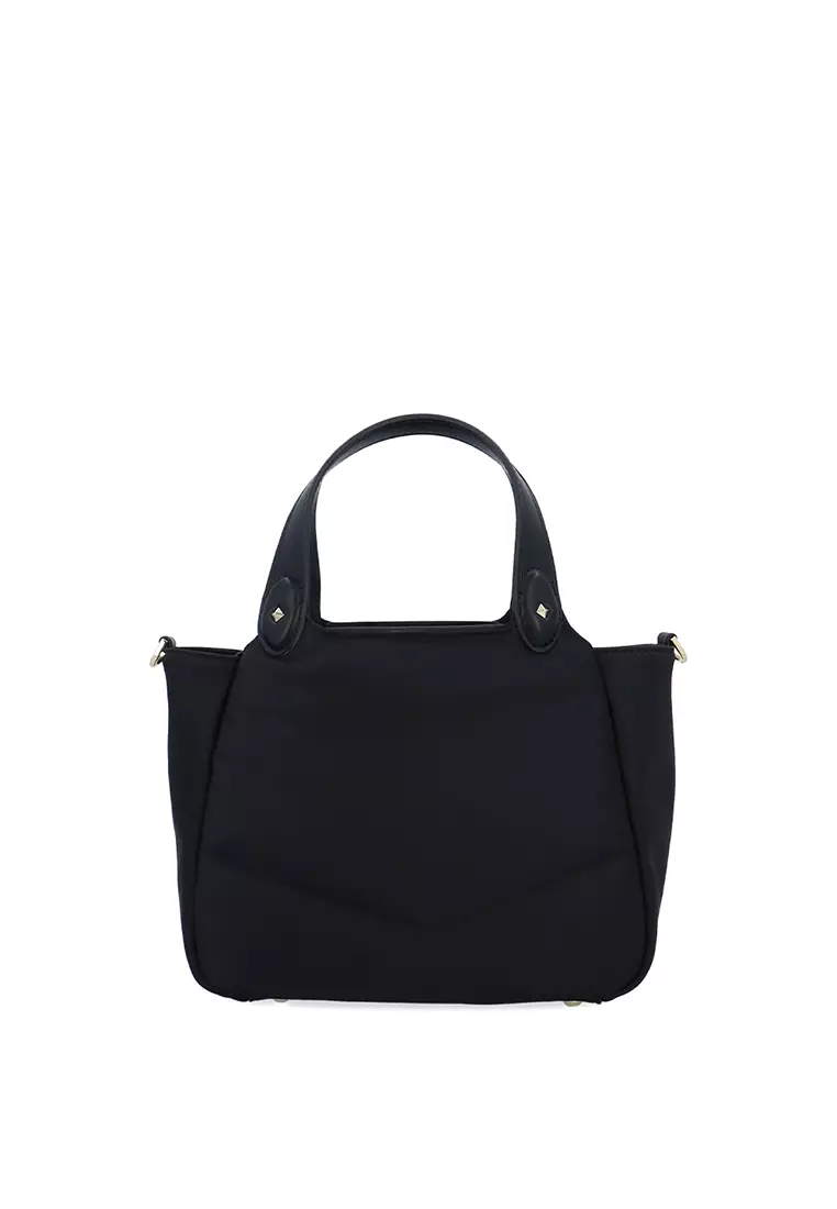 Cuddly  Nylon Handbag M - Black