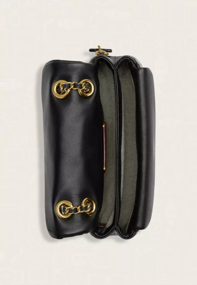 Coach Tabby Shoulder Bag 20 With Quilting Black