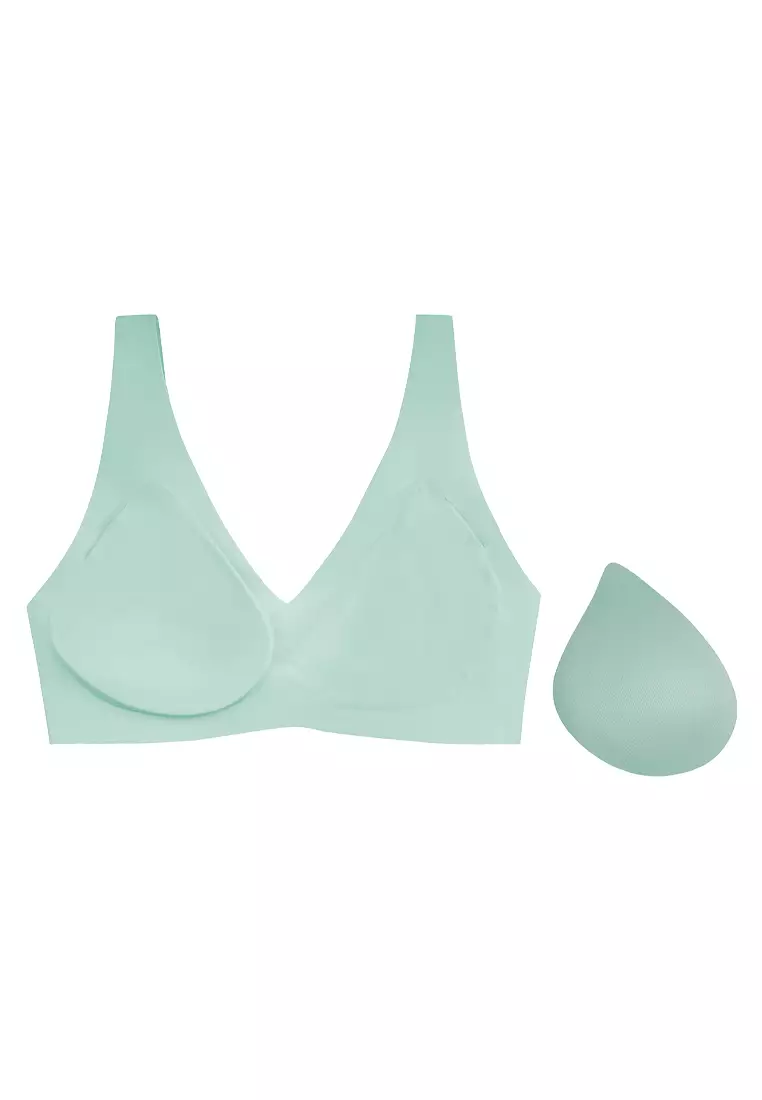 Sloggi Zero Feel Soft Bra For Women - Moroccan Mint