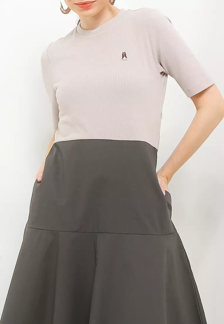 90S Hika Combination Dress