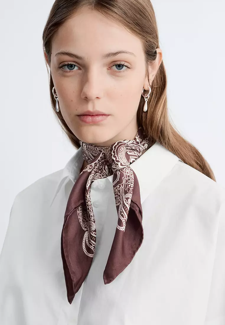 Tie-Detail Mini Shirt Dress