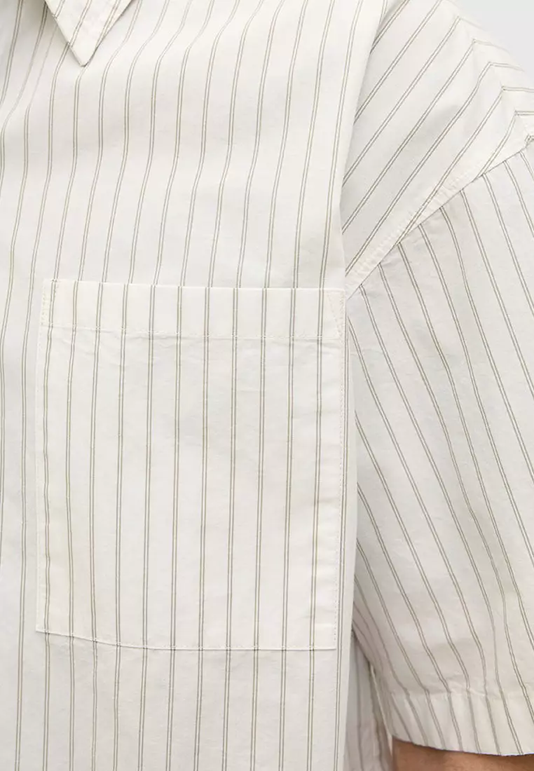 Short Sleeves Poplin Shirt