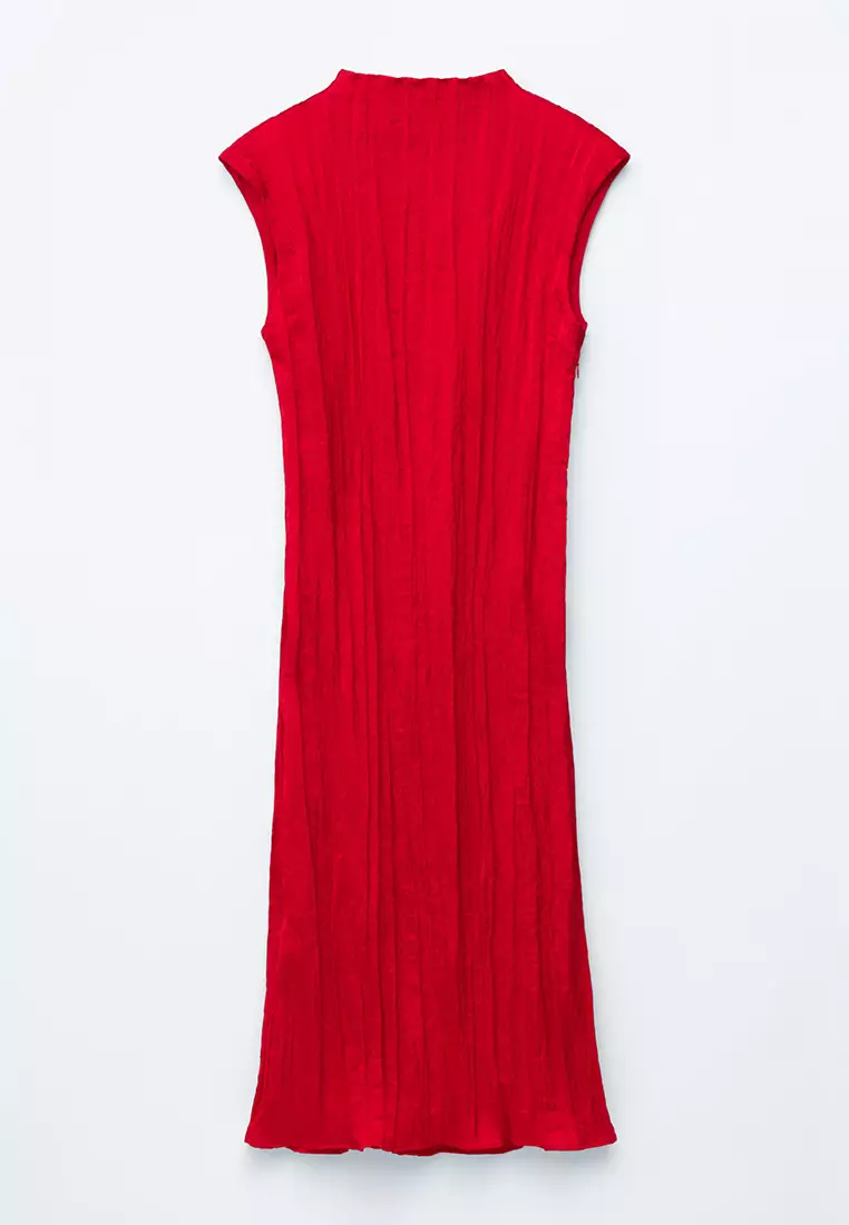 Crêpe Midi Dress