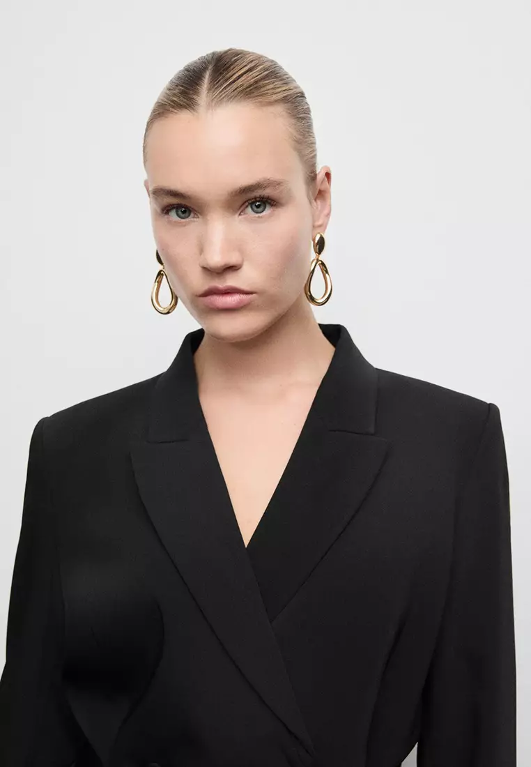 Double-Breasted Blazer-Style Dress