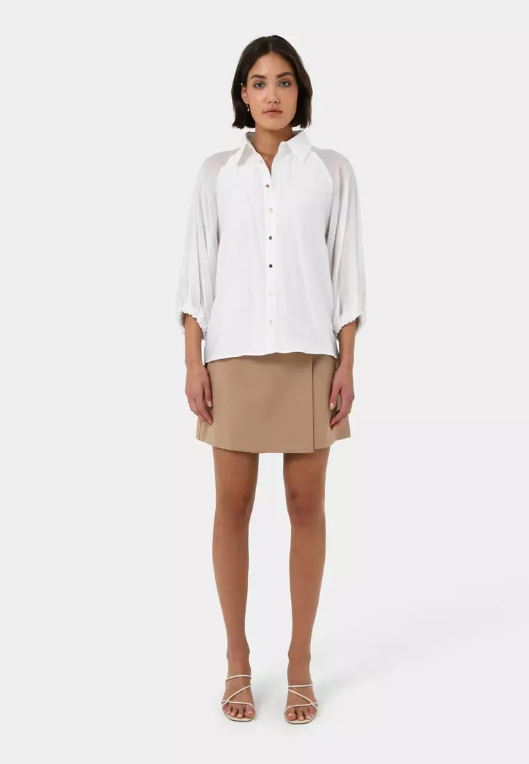 Giulia Gold Button Blouse
