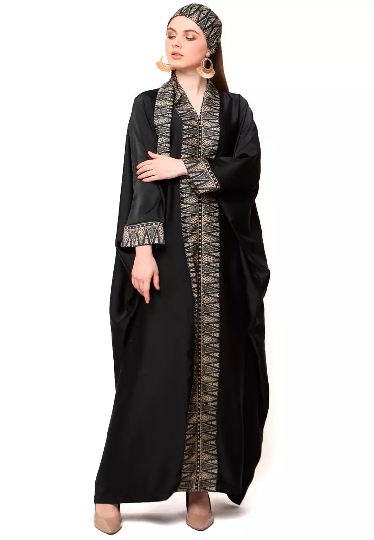 Kanzi Exclusive Long Sleeve Songket Kaftan