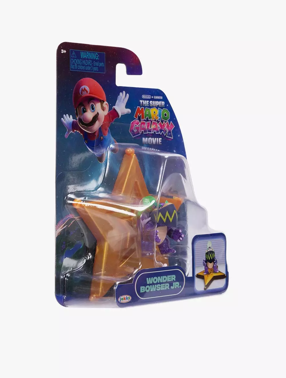 The Super Mario Galaxy Movie – 1.5” Figure with Star Accessory – Wonder Bowser Jr. - SM843249