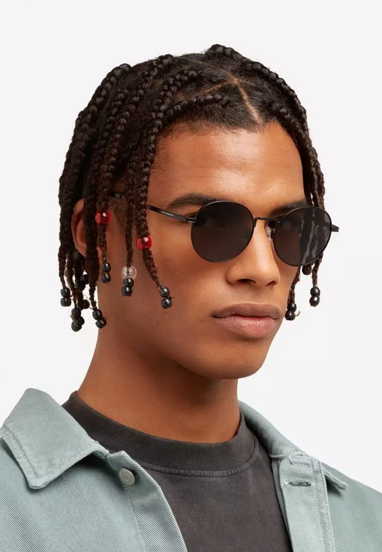 Moma - Polarized Matte Black Sunglasses for Men and Women, Unisex. Official Product designed in Spain