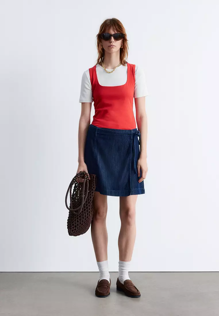 Square-Neck Tank Top