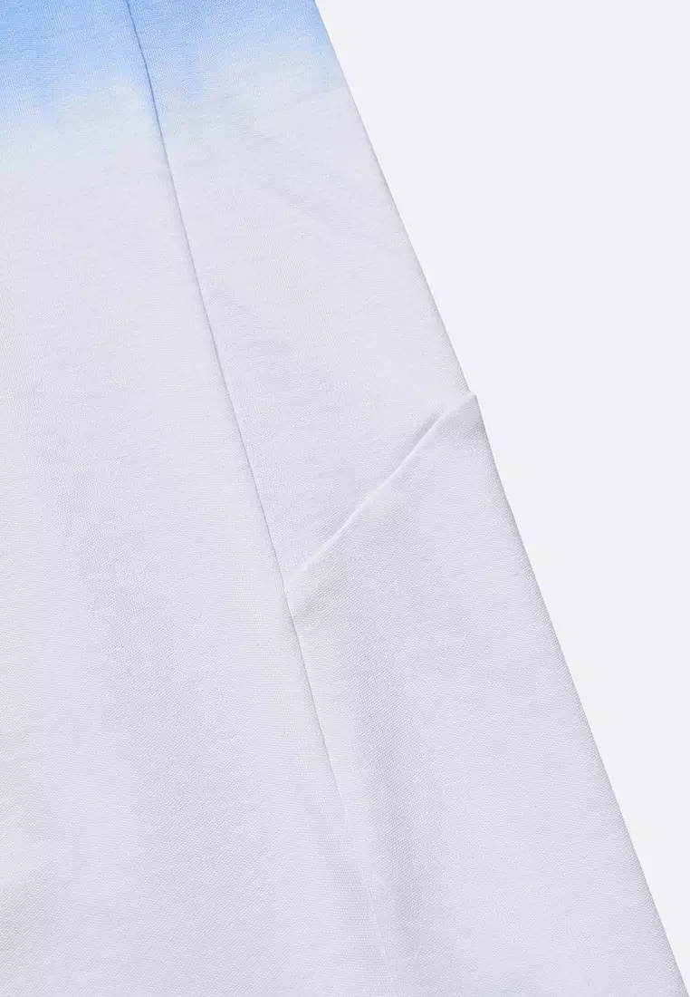 男裝 K-SWISS LOGO 漸變色全棉T裇