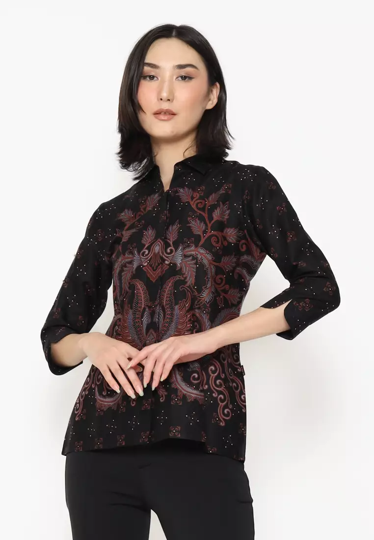 My Aksa Batik Wanita Blouse Emma Edrick