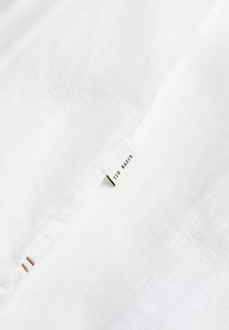 Buy TED BAKER Ted Baker SS LINEN SHIRT 2025 Online | ZALORA