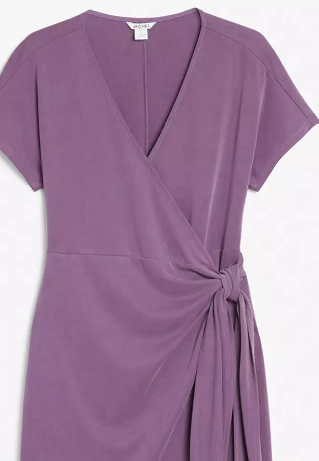 Purple wrap dresses 2025