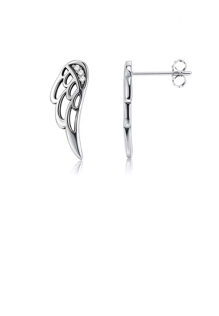 Pandora angel wing stud earrings deals