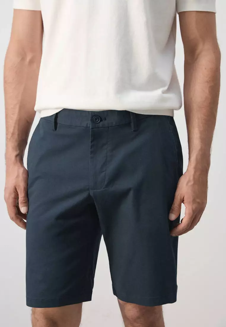 Buy MANGO Man Slim-Fit Chino Bermuda Shorts 2026 Online | ZALORA