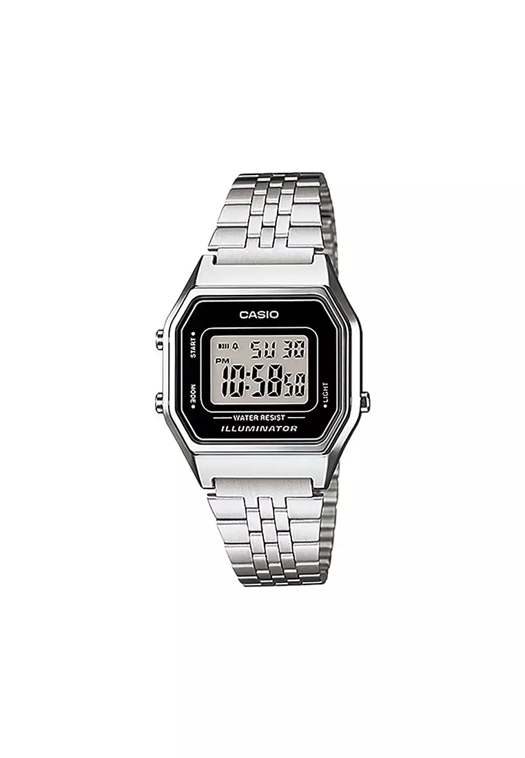 Buy Casio Watches Vintage Women's Digital LA680WA-1 Stainless