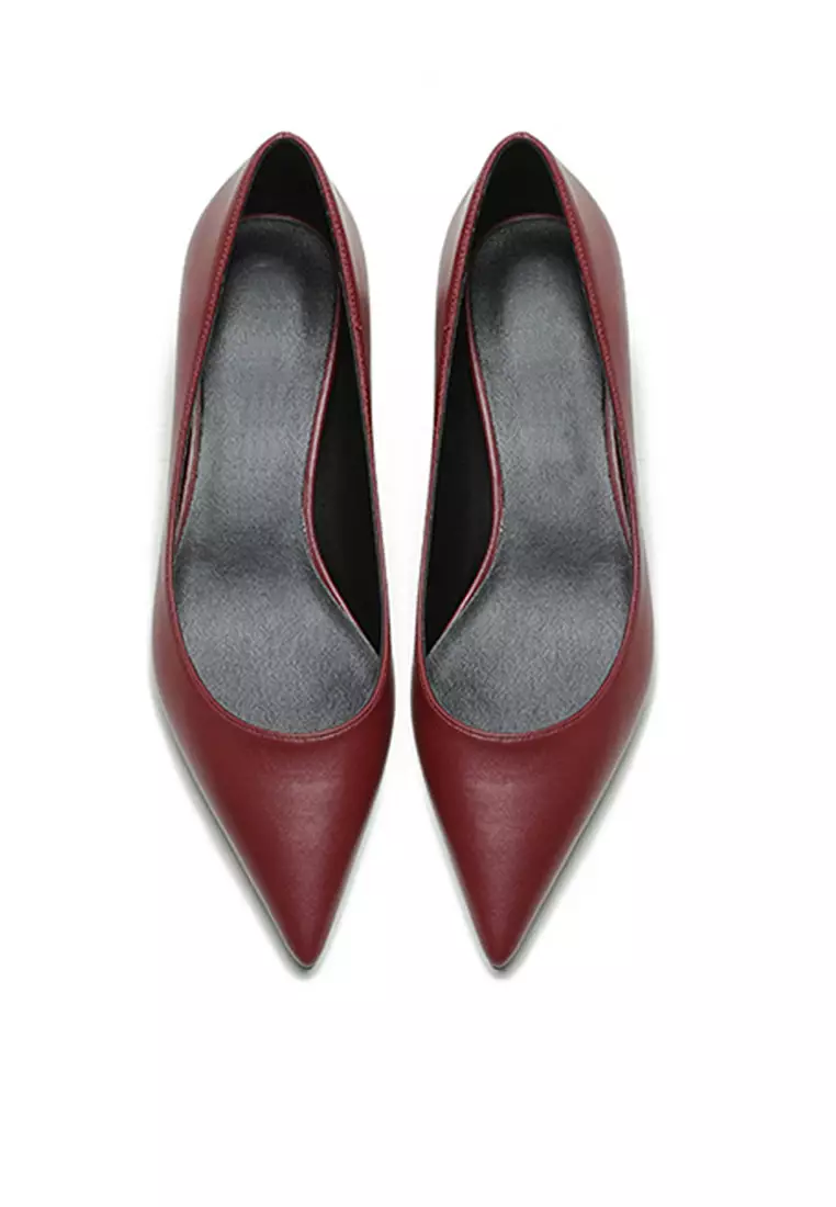 6CM Uniform Pointed High Heel Shoes HZL261