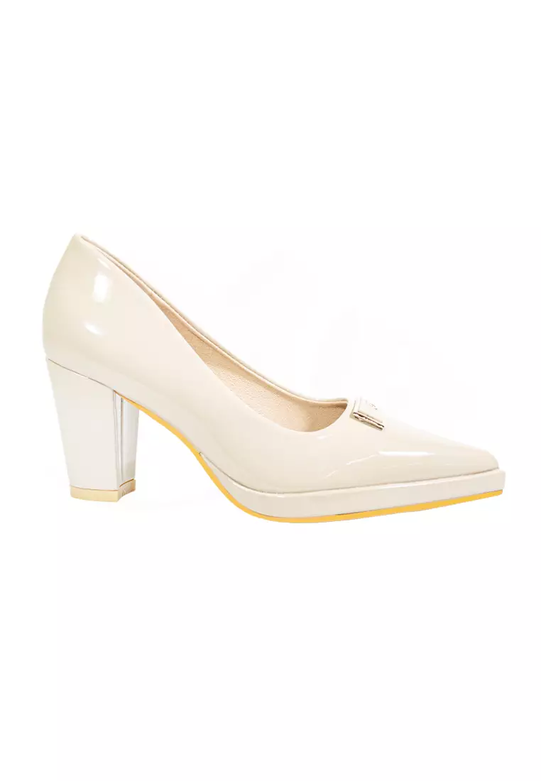 Discount on Mario D' boro Runway  shoes - SKU: Women's Office Pumps LY 26844 Bone C67