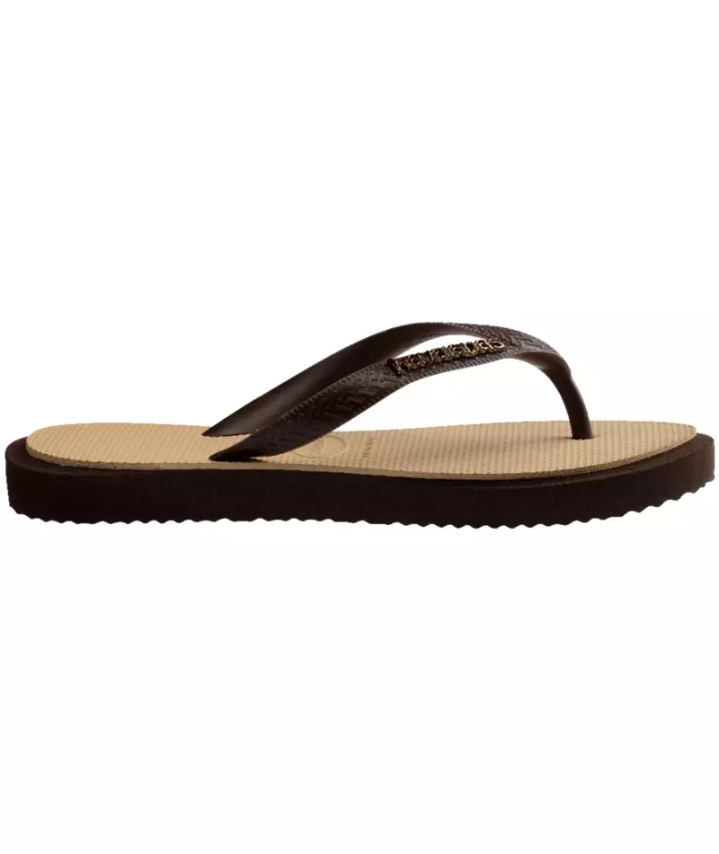 Havaianas 1859 Top Point Fusion - Dark Brown/Golden - Sandal Wanita