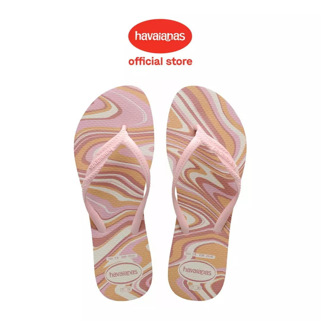 [ONLINE EXCLUSIVE] Havaianas 0142 Fantasia Style White/Rose - Sandal Wanita