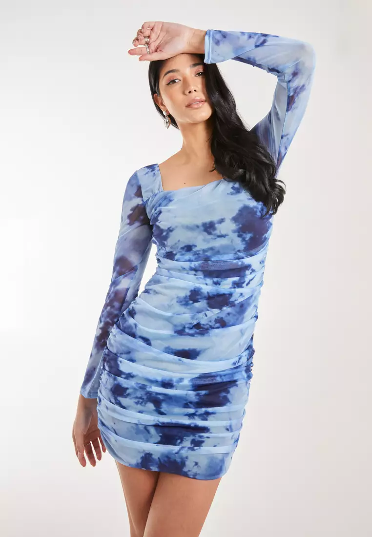 Tie Dye Champion Longsleeve Dames Kalinga Ashok Champion Bodycon