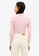 Monki pink Long-sleeved turtleneck top 50E5AAAABF50AAGS_2