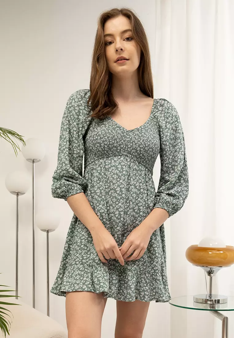 Hollister long outlet sleeve dress