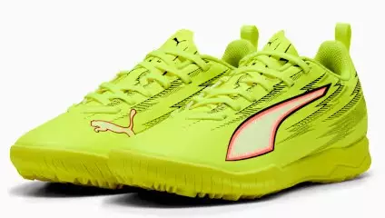 PUMA Ultra 6 Play Tt Jr 10898901 - Sepatu Bola Anak (Kuning)